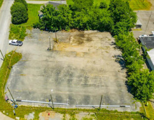 Paved Commercial Parking Lot